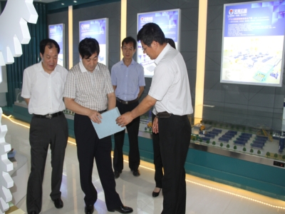 兗州區(qū)副區(qū)長劉曉林一行蒞臨天意機械指導工作！